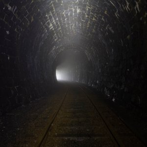 Nebel im Tunnel