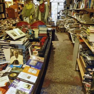 Libreria aqua alta in Venedig