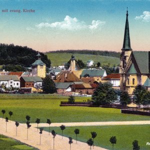 Vöcklabruck mit evangelischer Kirche