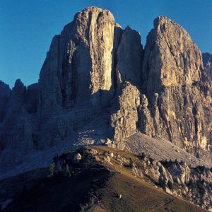 Dolomiten - Blick vom Grödner Joch