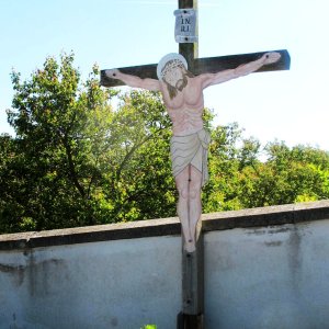 Friedhofskreuz Friedhof in Unterbergern
