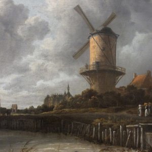 Jacob Izaaksoon van Ruisdael: Mühle von Wijk bij Duurstede 1670