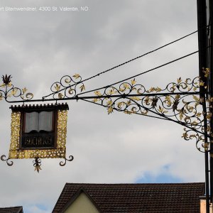 Ausleger (Nasenschild) in Wangen