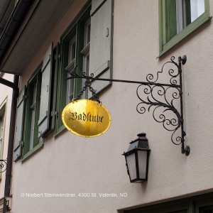 Ausleger (Nasenschild) in Wangen