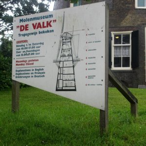 Windmühle Molen de Valk - Windmühlenmuseum Leiden