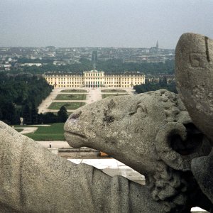 Vintage Blick auf Wien