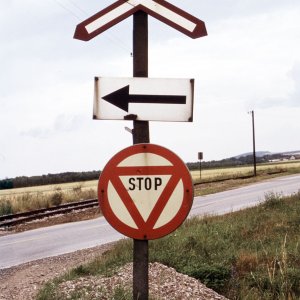 Verkehrszeichen Stopp (historisch)