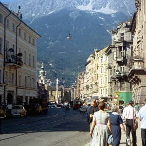 Innsbruck Maria-Theresien-Straße um 1965