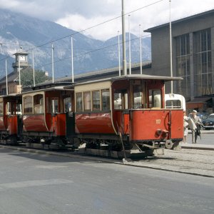 Innsbruck Bahnhofsvorplatz / Südtiroler Platz um 1965
