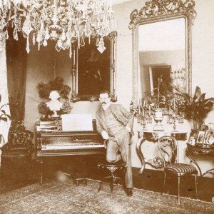 salon innenaufnahme 1915 - ort unbekannt