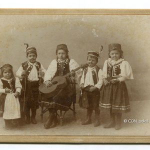 glückliche dornbirner musikanten etwa 1910