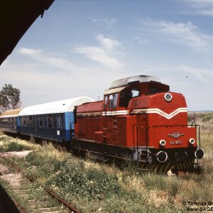 Baureihe 55 in Burgas, Bulgarien