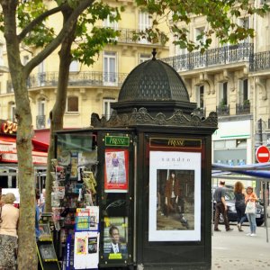 Kiosk in Paris