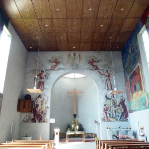 Theresienkirche Innsbruck Fresko Ernst Nepo