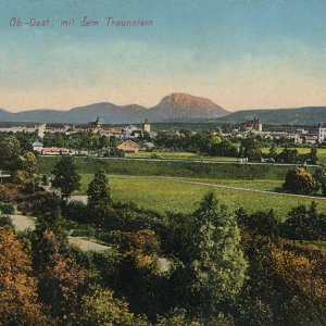 Vöcklabruck mit dem Traunstein