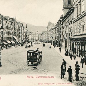 Innsbruck Maria-Theresienstrasse um 1900