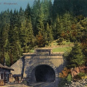 Arlbergtunnel, Westportal