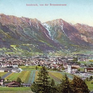 Innsbruck von der Brennerstraße