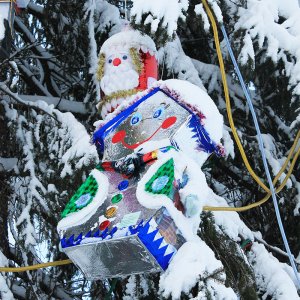 Schmuck am Neujahrbaum