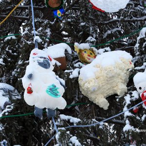 Schmuck am Neujahrbaum