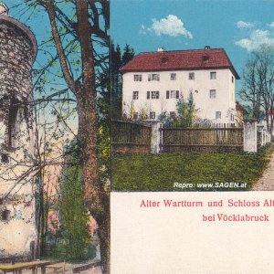 Vöcklabruck, Alter Wartturm und Schloss Alt-Wartenburg