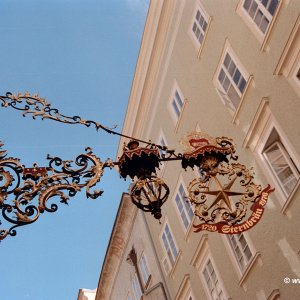 Wirtshausausleger Sternbräu Salzburg