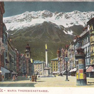 Innsbruck Maria-Theresien-Straße vor 1900