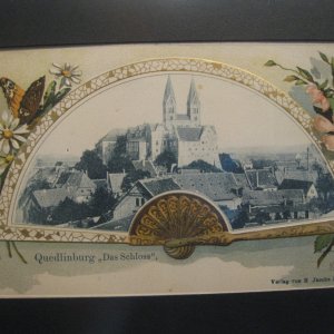 Quedlinburg - alte Grußkarte