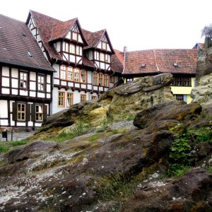 Quedlinburg Schlossberg mit Damenstift