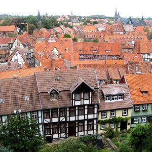Quedlinburg Schlossberg mit Damenstift
