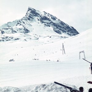 Winter im Paznauntal 1960er-Jahre