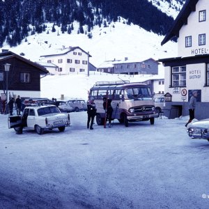 Winter im Paznauntal 1960er-Jahre