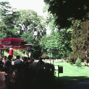 Graz, Café Promenade beim Grazer Stadtpark