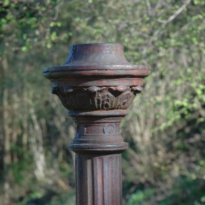 Detail Gusseisen Brunnen Tirol