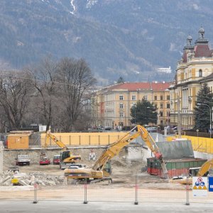 Abriss der Messehalle in Innsbruck