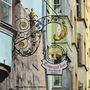 Wirtshausausleger Innstraße Innsbruck