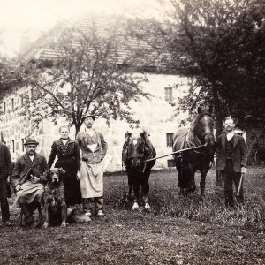 Bauernfamilie Oberösterreich um 1910