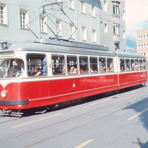 Straßenbahn Innsbruck im Jahr 1975