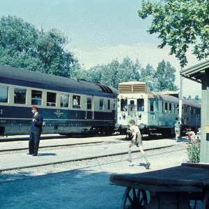 Bahnhofsszene Neusiedl am See
