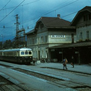 Bahnhof Bludenz 1960er-Jahre