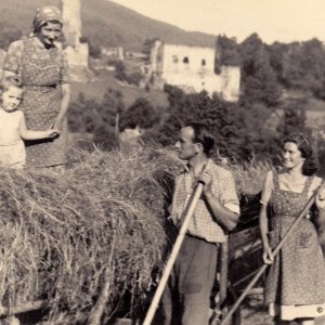 Landwirtschaft mit Kind