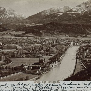 Postkarte von Innsbruck,