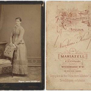 Damenporträt, Nicolaus Kuss, Mariazell