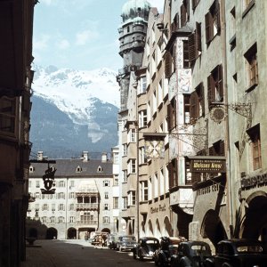 Herzog-Friedrich-Straße Innsbruck 1960er Jahre