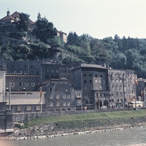 Salzburg Giselakai 1960er-Jahre
