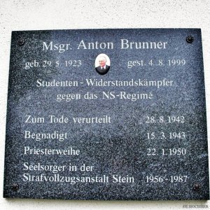 Gedenktafel Msgr. Anton Brunner in Emmersdorf