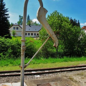 Wasserkran am Bahnhof Langschlag im Waldviertel
