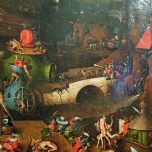 Weltgerichtstriptychon von Hieronymus Bosch - Wien