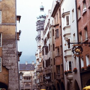 Herzog-Friedrich-Straße Innsbruck um 1980