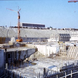 Baustelle Kraftwerk Wallsee-Mitterkirchen